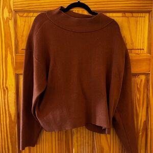 Burnt Orange Anthropologie Sweater
